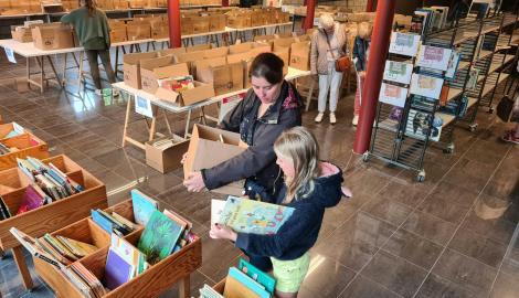 tweedehands boekenmarkt © gemeente Riemst