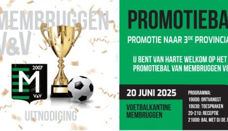 Promotiebal © Membruggen V&V