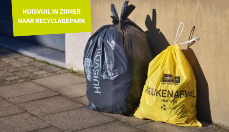 Huisvuil zomer recyclagepark Riemst