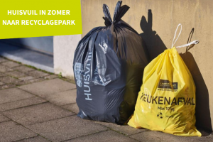 Huisvuil zomer recyclagepark Riemst